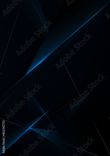 blue abstract ,background polygon elegant background and banner business  product present