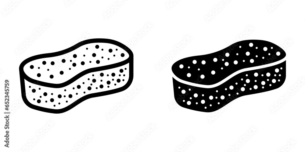 Sponge Icon,  for mobile concept and web design. vector illustration