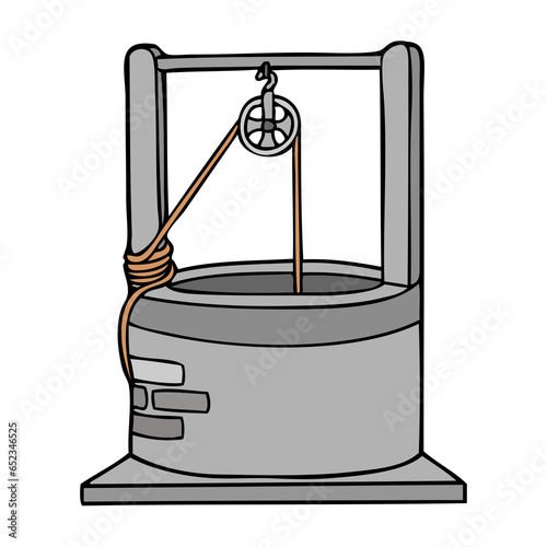 well vector illustration