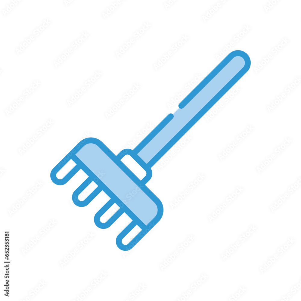Rake Icon autumn vector stock illustration. Rake Icon autumn vector stock illustration.