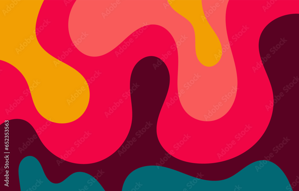 Colorful Abstract Groovy background design Colorful Abstract Groovy background design