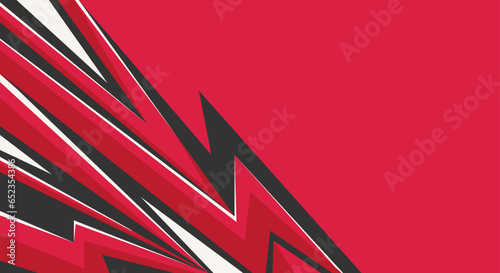 red abstract shape modern background, for sport, gaming, racing themes