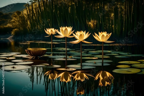lotus and reflection of lotus