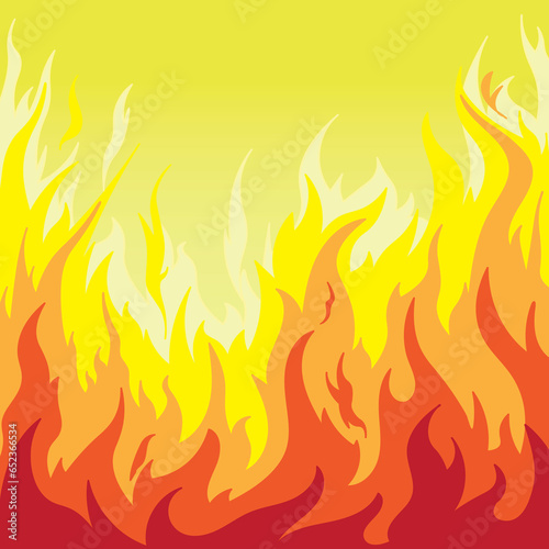 fire danger hot burn broil spark yellow blue 