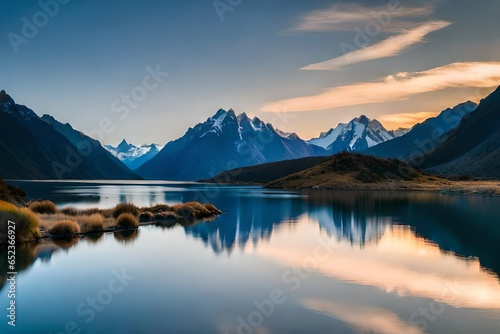 reflection of lake