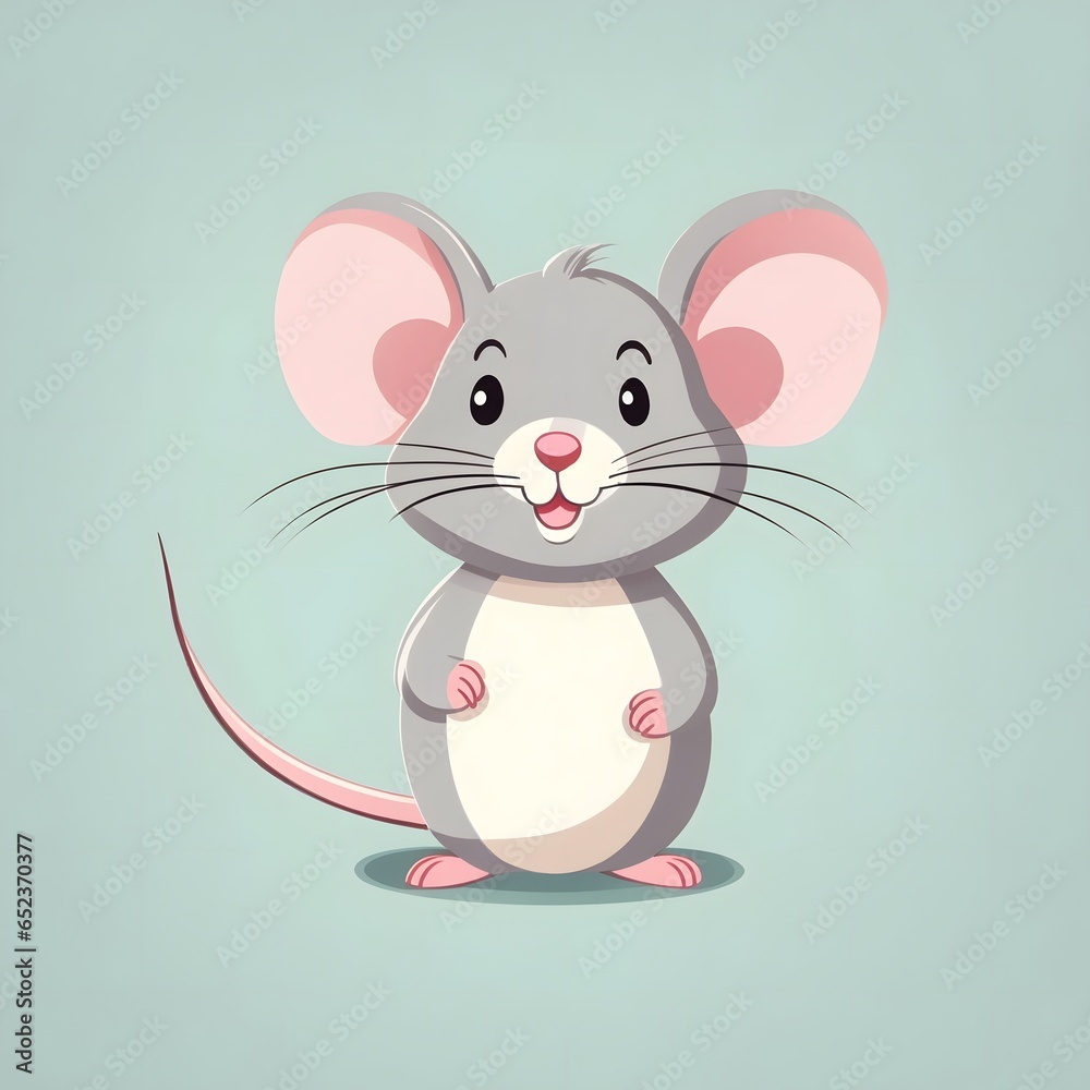 Mouse animal illustration AI Generative Mouse animal illustration AI Generative