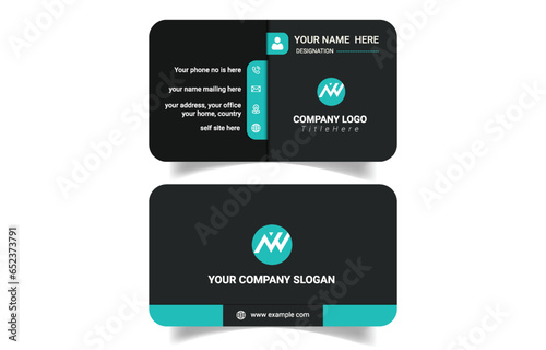 Wallpaper Mural Luxury creative modern business card template Torontodigital.ca