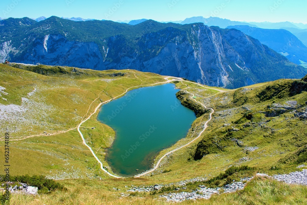 Augstsee lake view, Loser hiking area, Austrian Alp