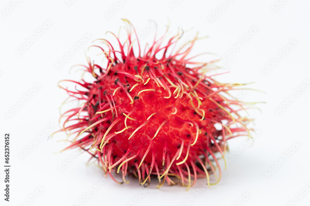 Fototapeta premium Close up of rambutan red fruit