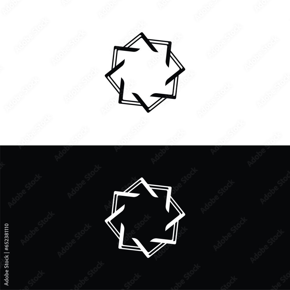 Circle ellipse vector logo design Circle ellipse vector logo design