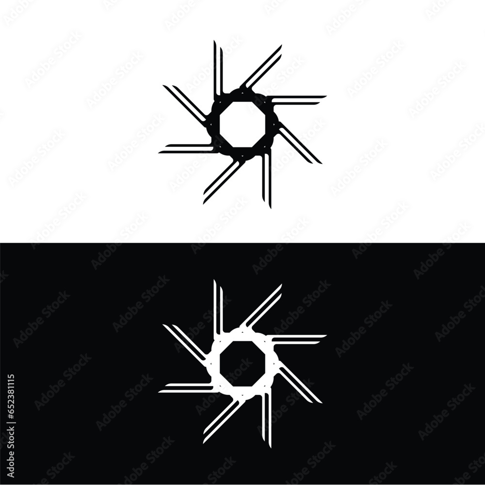 Circle ellipse vector logo design Circle ellipse vector logo design