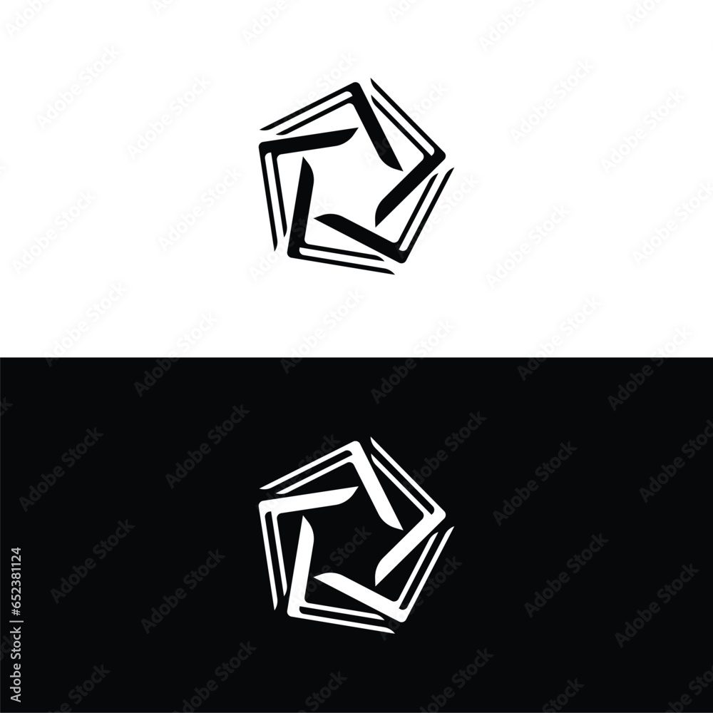 Circle ellipse vector logo design Circle ellipse vector logo design