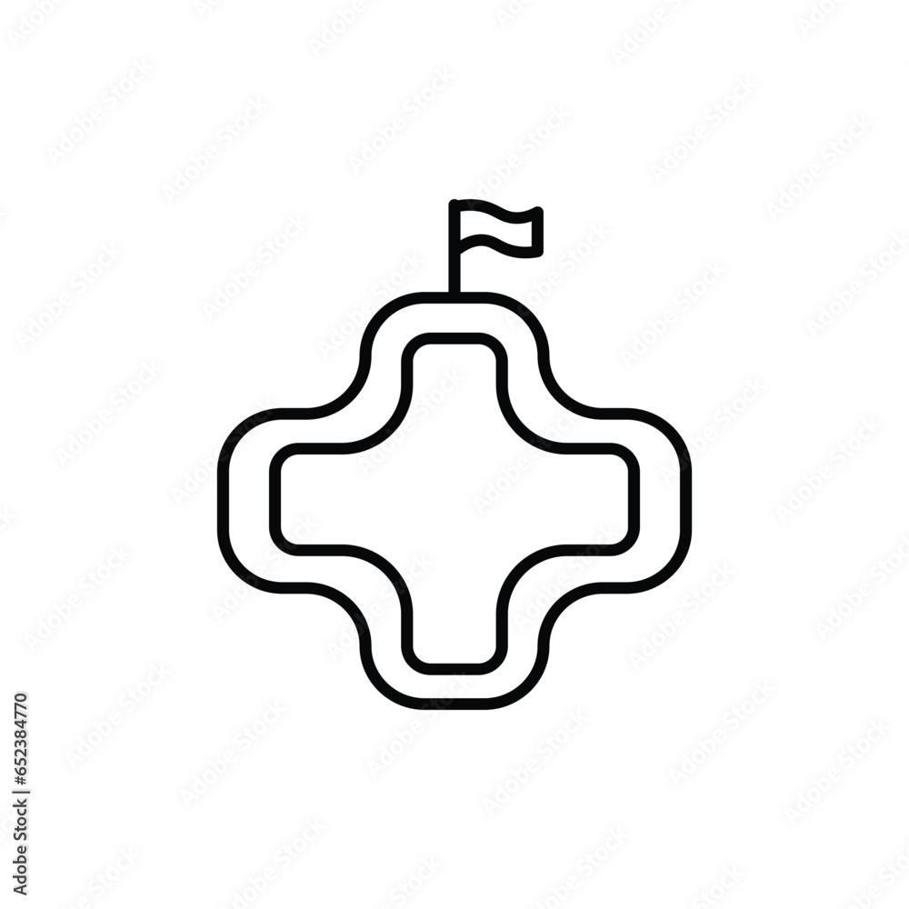 Obraz premium circuit icon. outline icon