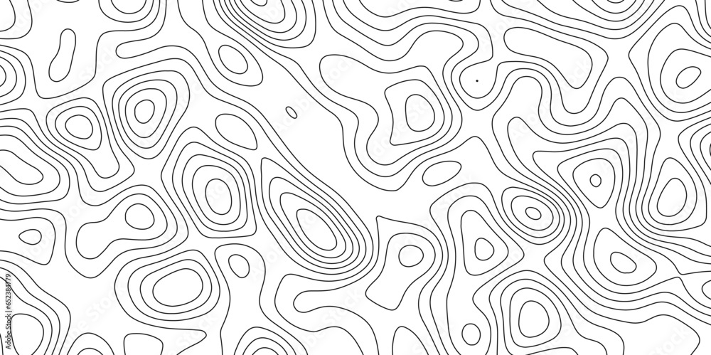 Topographic map background. Modern design with White background with topographic wavy pattern design.