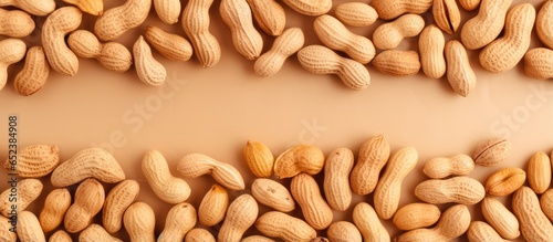 background of peanuts isola...