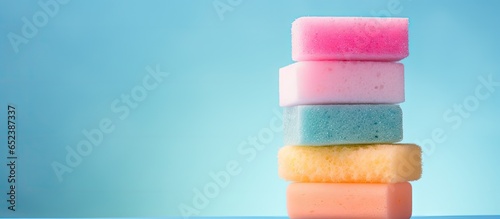 Colored sponges in an image...