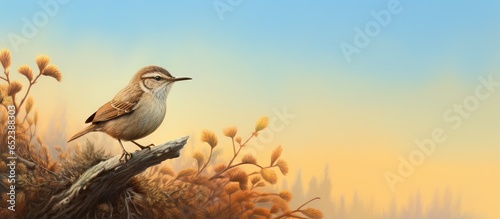 The Eurasian wren a very ti...