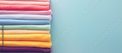 Colorful kitchen towels sta...