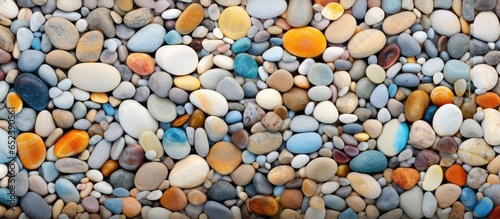 A closeup of colorful sea p...