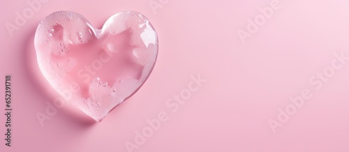 Copy space with heart shape...