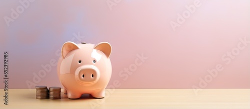 money filled piggy bank iso...