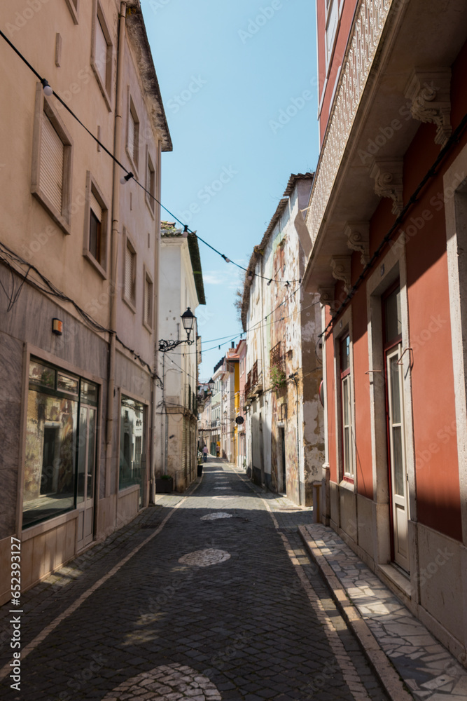 The streets of Leiria, Portugal