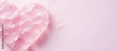 Copy space with heart shape...