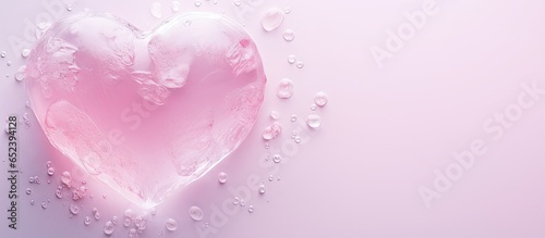 Copy space with heart shape...