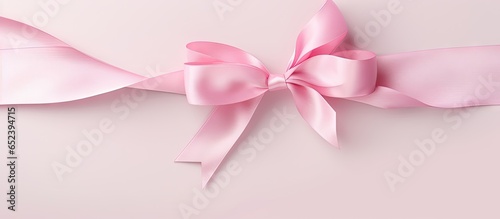 Stunning pink ribbon on iso...