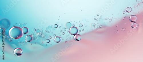 carbonated fresh water isolated pastel background Copy space © vxnaghiyev