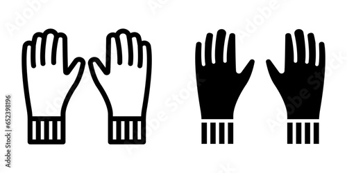 Gloves Icon,  for mobile concept and web design. vector illustration