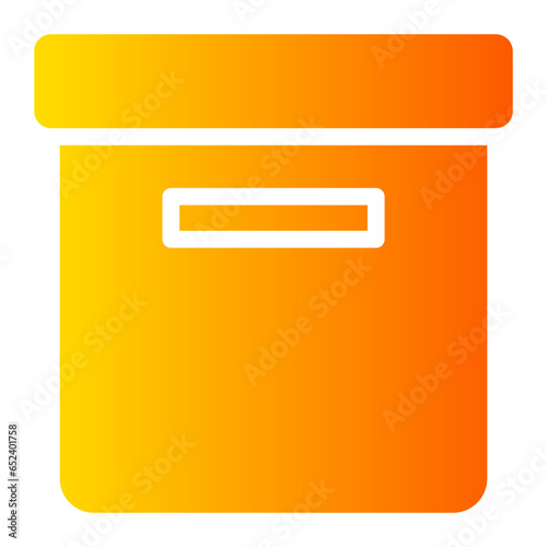 box gradient icon