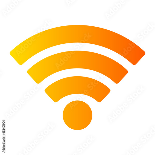 wifi gradient icon