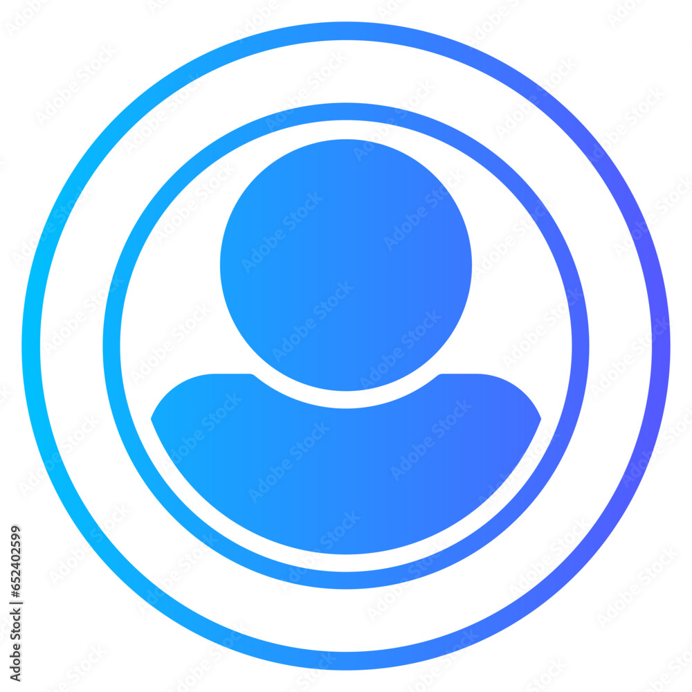 account gradient icon account gradient icon