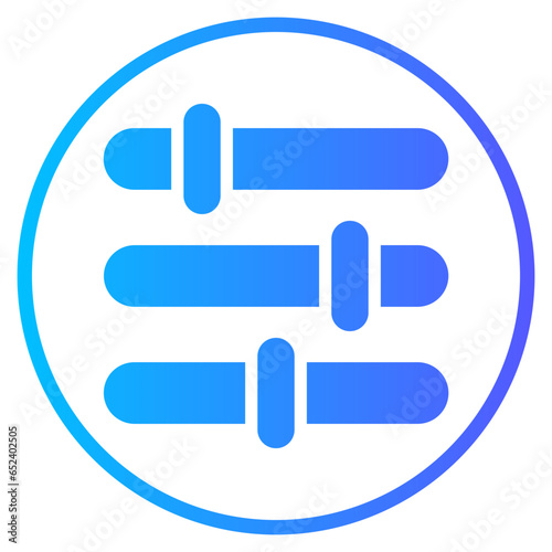 preferences gradient icon