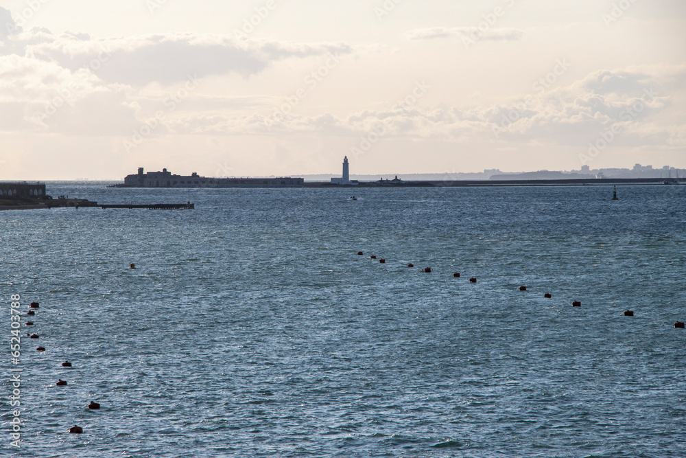 Seascape with Lighthouse in the Western Solent