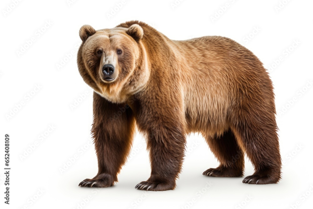 Obraz premium brown bear isolated on white