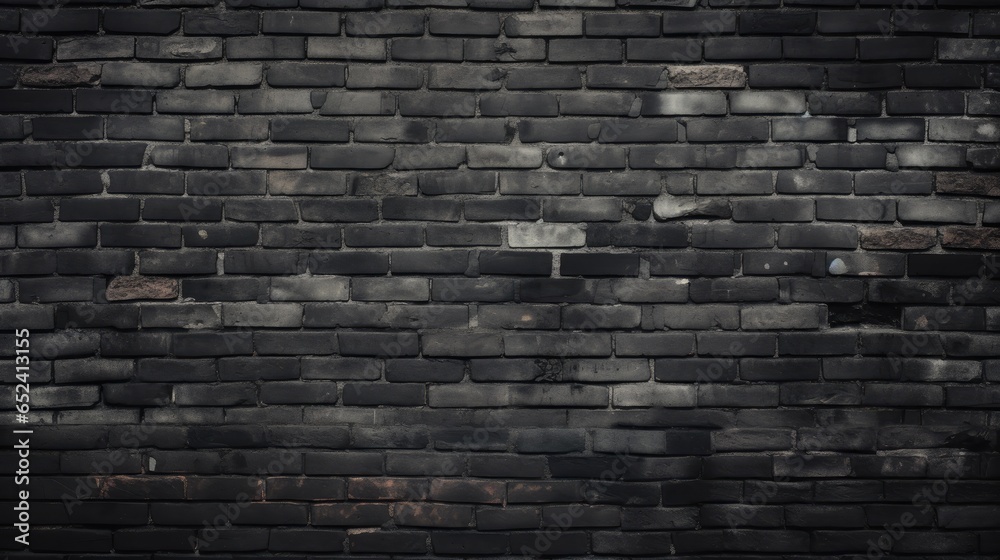 Obraz premium black Brick Wall Background