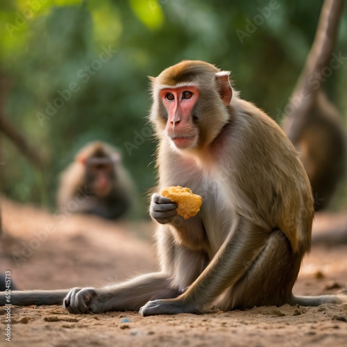 Feasting Macaques Discover Fascinating Images of Macaques Eating