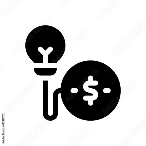 bulb glyph icon