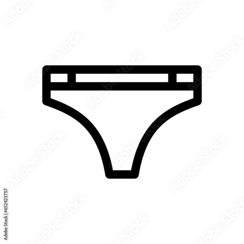 underwear line icon