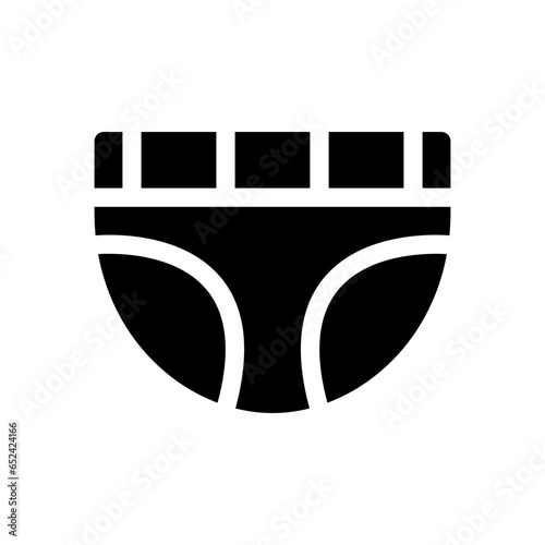 underwear glyph icon