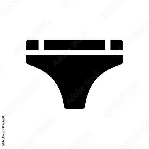 underwear glyph icon