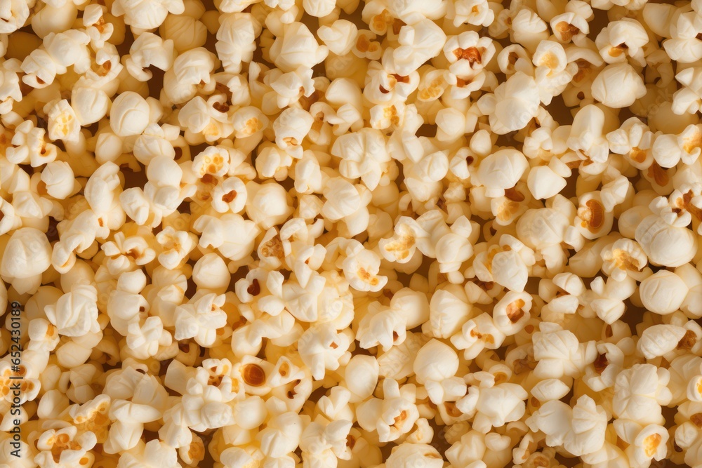 Seamless pattern with delicious popcorn, horizontal banner with endless texture. Cinema snack. Seamless pattern with delicious popcorn, horizontal banner with endless texture. Cinema snack.