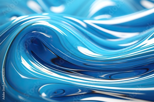 Blue gel refreshing abstrac...