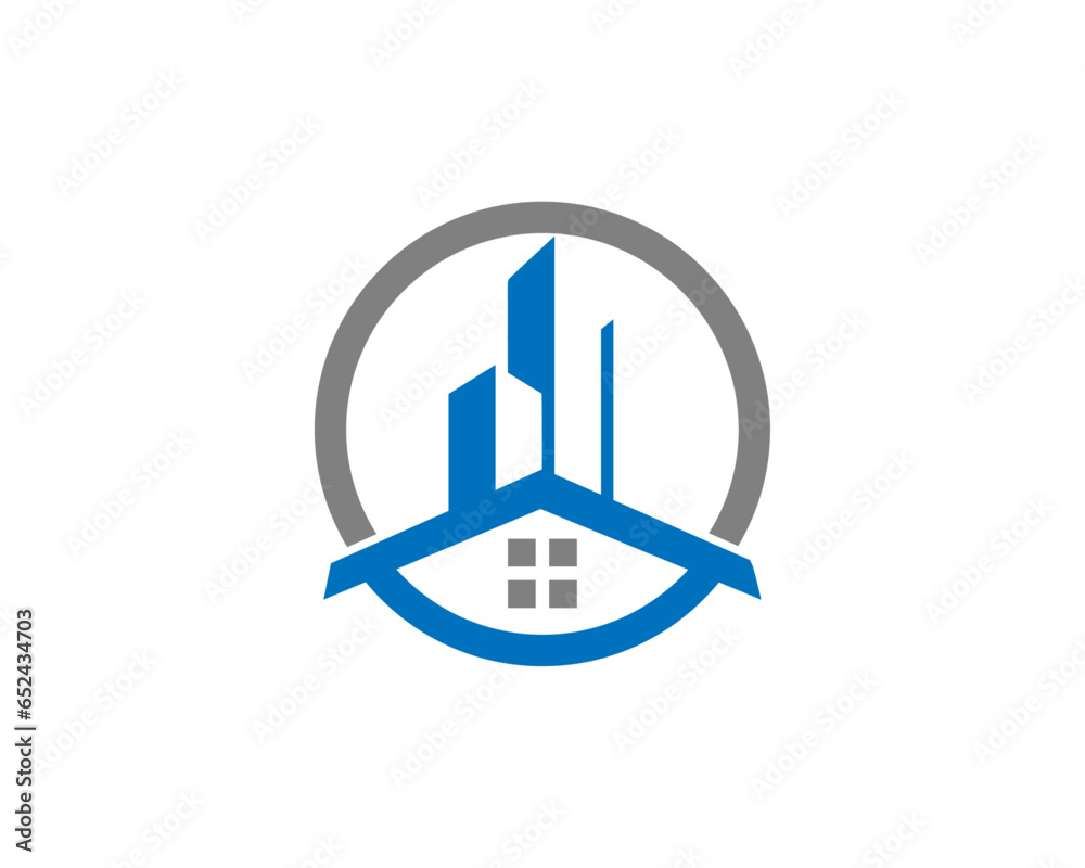 Obraz premium real estate logo