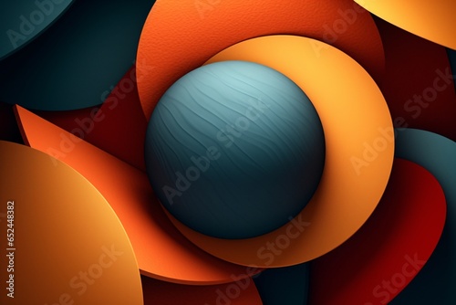 Abstract background with circles. Colorful Geometric Shapes. Abstract background
