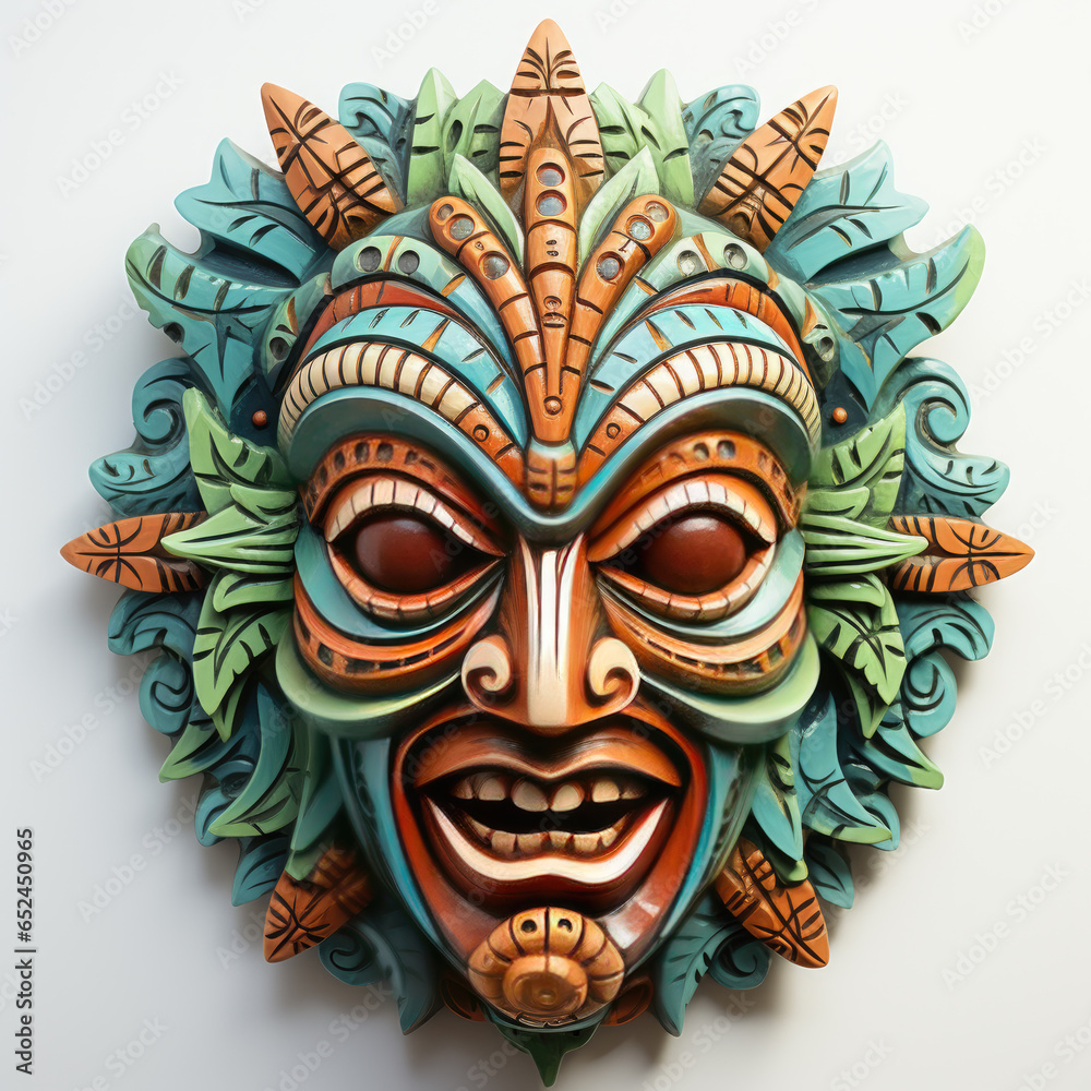 Tiki mask clipart, Generative Ai