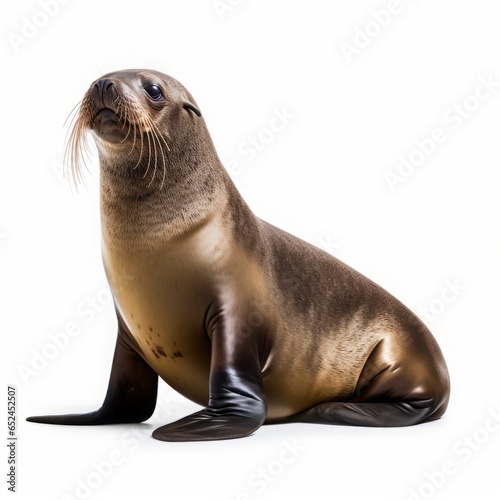 walrus on a white background isolated.