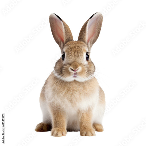 Brown Rabbit on transparent background © Nazmus